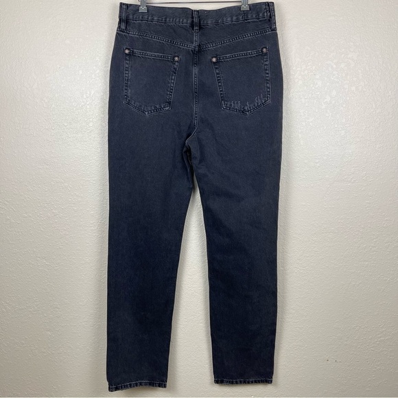 Free People We the Free The Lasso High Waist Straight Leg Jean Black Size 31 - Picture 6 of 15